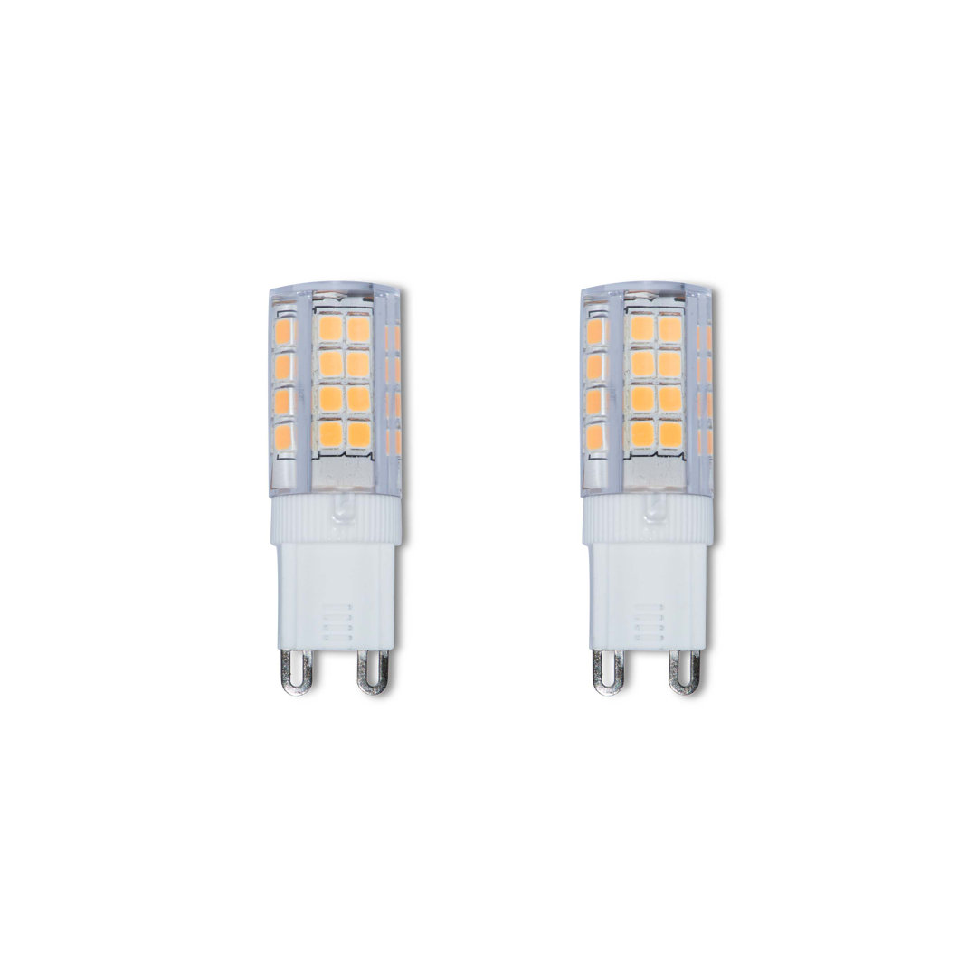 30 Watt Equivalent T4 LED Dimmable Light Bulb, Warm White G9/Bi-pin Base (Set of 2) Bulbrite Industries 