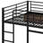 Loft Bed With L -Shaped Desk And Shelves