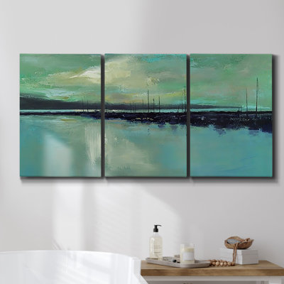 Juan Les Pins par Monet, 3 pièces