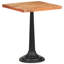 Akridge Acacia Solid Wood Top Metal Base Dining Table