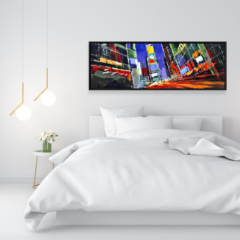 «Colorful Times Square By Night» sur toile