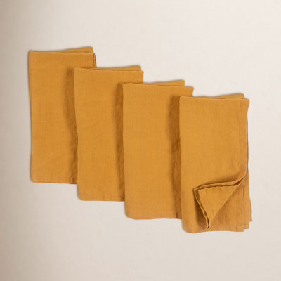 Alvia Reversible Linen Napkin