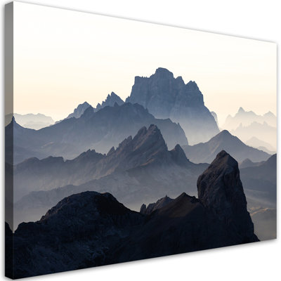Landscape, mountains, nature canvas print