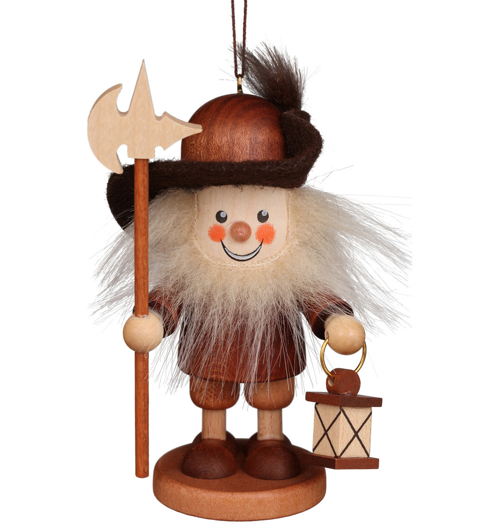 4.5'' Handmade Wood Hanging Figurine Ornament Christian Ulbricht