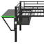 Lit mezzanine avec bureau Gaming, DEL