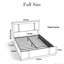 Lit plateforme tapissier avec tête de lit à DEL réglable, chargement USB-C-1313451502-1313451505