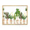 Trio de plantes d'intérieur, plante de serpent Sanseviera - peinture sur toile