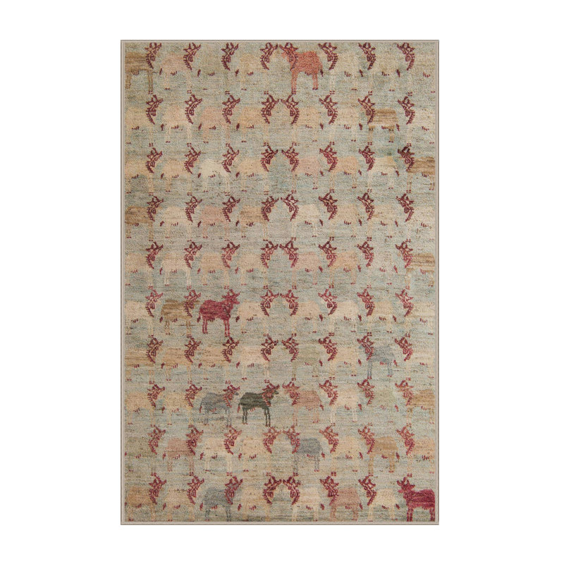 Tapis abstrait moderne 5419, Rectangle 8 pi x 10 pi