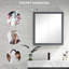 Armoire de rangement murale pour salle de bain, armoire à pharmacie, armoire de salle de bain moderne avec miroir