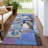 Machine Washable Indoor/Outdoor Xhevrie Green Rug-55182881