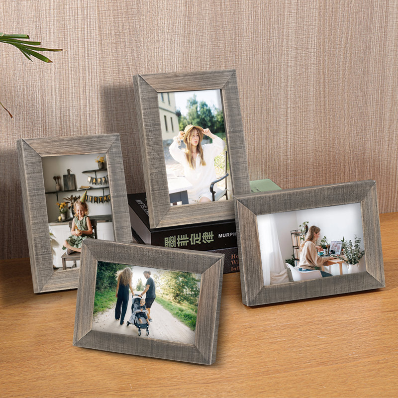 Philippo Picture Frame - Set of 4, Brown