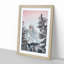 Mountain Peak in Abstract - Framed Print-55726101-55726108