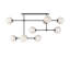 Armstrong Small Linear Chandelier-Black Gunmetal-2144621672-2138026731