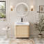 Wall Mounted Single Double Single Vanity Bathroom Vanity With Top-410738131