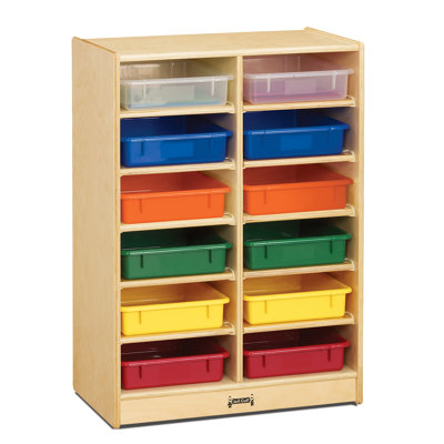 Jonti-Craft® 12 Paper-Tray Mobile Storage