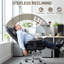 Chaise de bureau, chaise de bureau grande et grande de 400 lb avec ensemble de ressorts