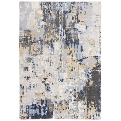 Norbie Wool Abstract Indoor Rug