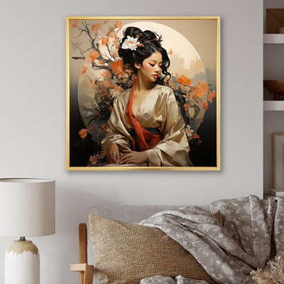 " Asian Art Geishas Grace IX "