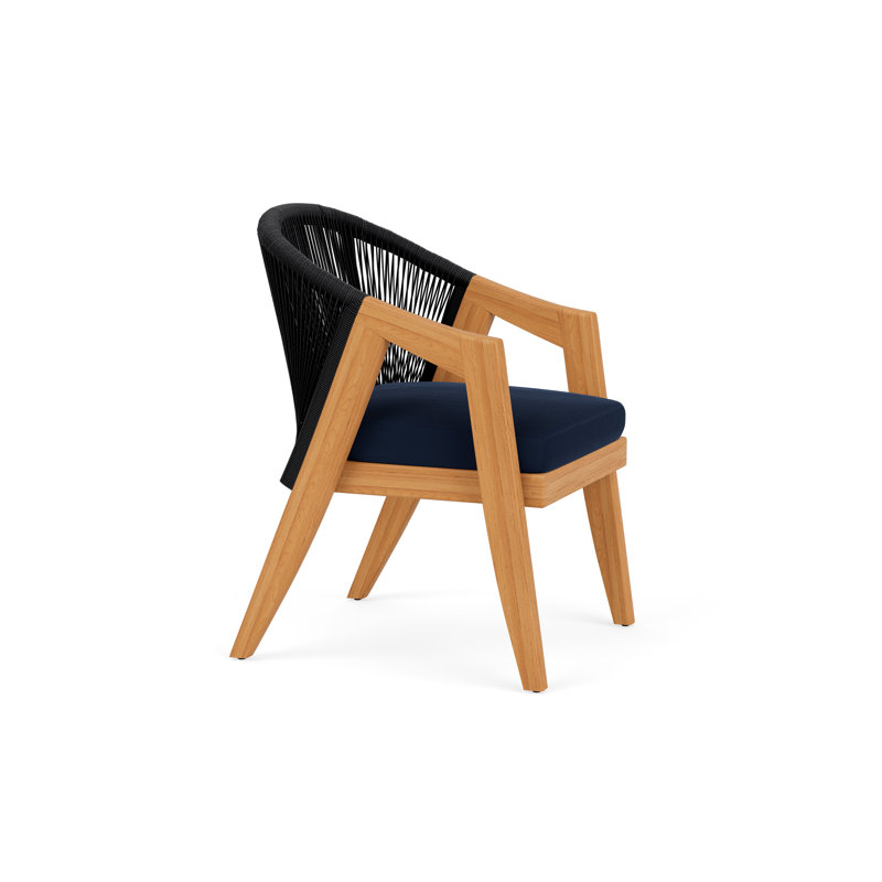 Alpine Outdoor Dining Armchair, Decorline Navy