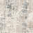Toer Medium Area Rug, Abstract Impression Art, Machine Woven, Gray-99376383