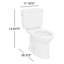 Drake® 1.28 GPF (Water Efficient) Elongated Two-Piece Toilet (Seat Included)-68662243