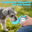 Bouteille d'eau portable 2 en 1 pour chien, en acier inoxydable, 295 ml (10 oz), bleu-135204330