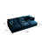 Comfortable Deep Seat Reversible Modular 6 Seater Sectional Super Soft Sofa U Shaped Sectional Couch With 3 Ottomans, 3 Toss Pillows And 2 Arm Pillows