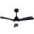 Ceiling Fans With Lights And Remote, Black Ceiling Fan For Patios With Light 3 Blades Modern Ceiling Fan Noiseless Reversible DC Motor,  Ceiling Fan For Farmhoue