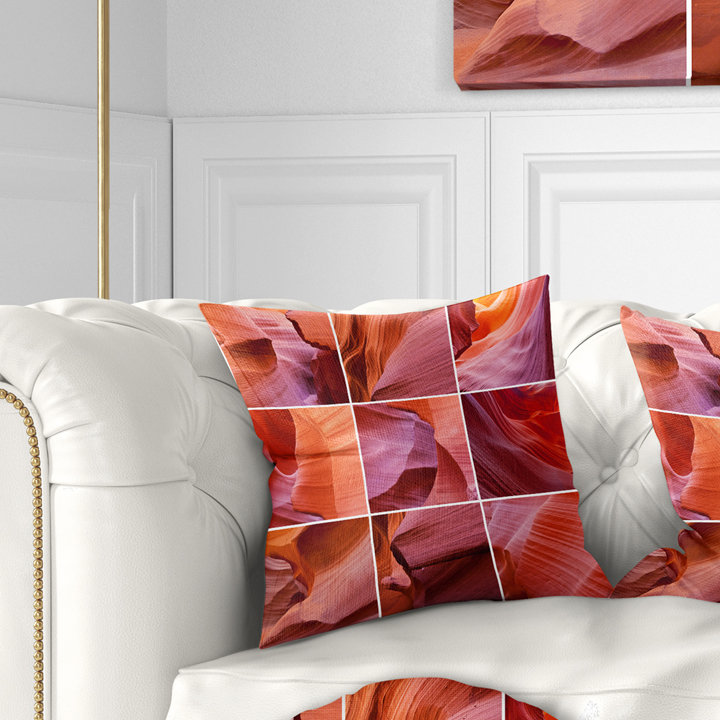 Coussin Antelope Canyon, 16 po x 1 po, Coussin décoratif