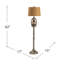 Lampe sur pied 62 po Melvin