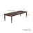 Goeffrey Dark Brown Extendable Rectangular Dining Table
