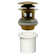 Integrated Overflow Drain 1-1/2 in. NPSM Coarse Thread Tip-Toe Mechanism with PVC Adapter