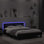 17 Stories Bed Frame With Headboard And LED 