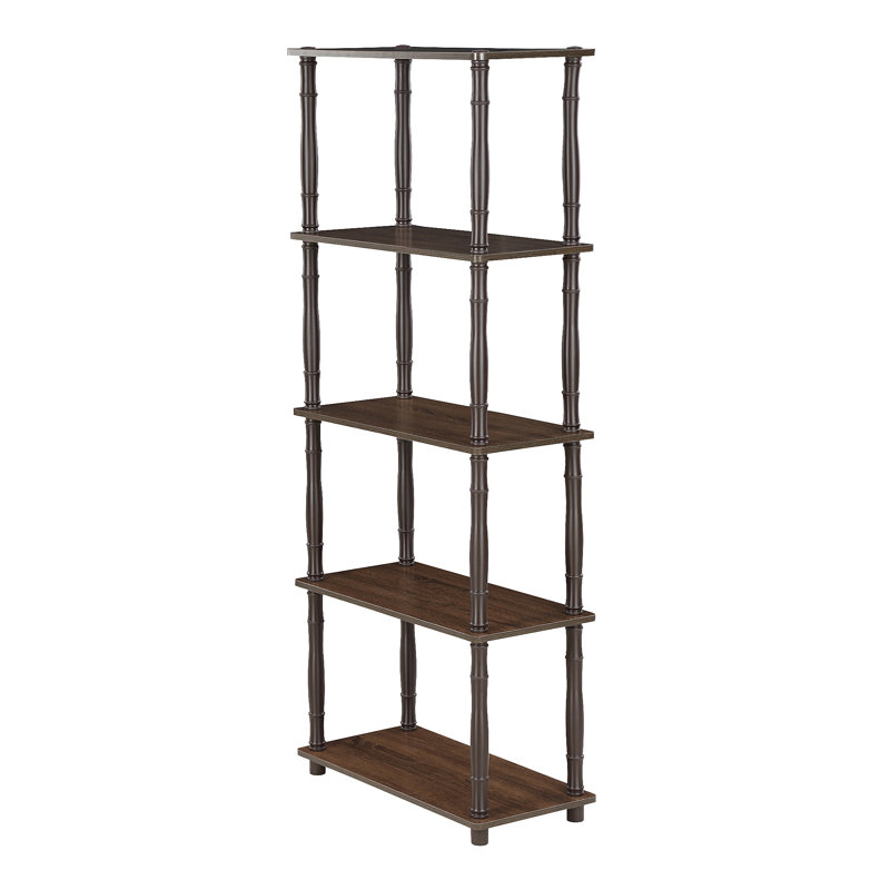 Maxine 59.9 cm W Shelving Unit, Walnut/Brown