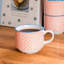 Nicola Spring - Hand-Printed Stacking Teacups - 260ml - Orange-50946725