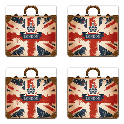Square 4 Piece Coaster Set