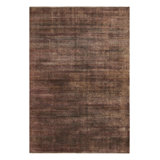 Rug & Kilim’S Textural Rug In Purple Tones And Polychrome Striae