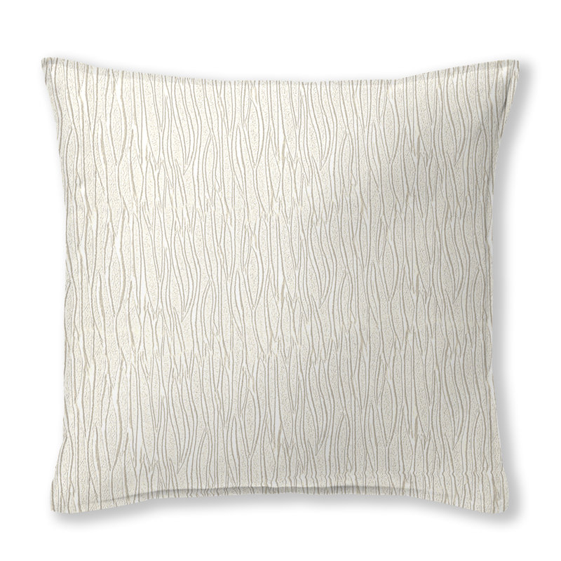 Sylvio Polyester Zip Sham, Euro, Chocolate