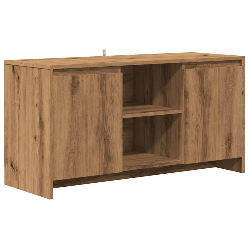 Naila Unfinished TV Stand, Artisan Oak