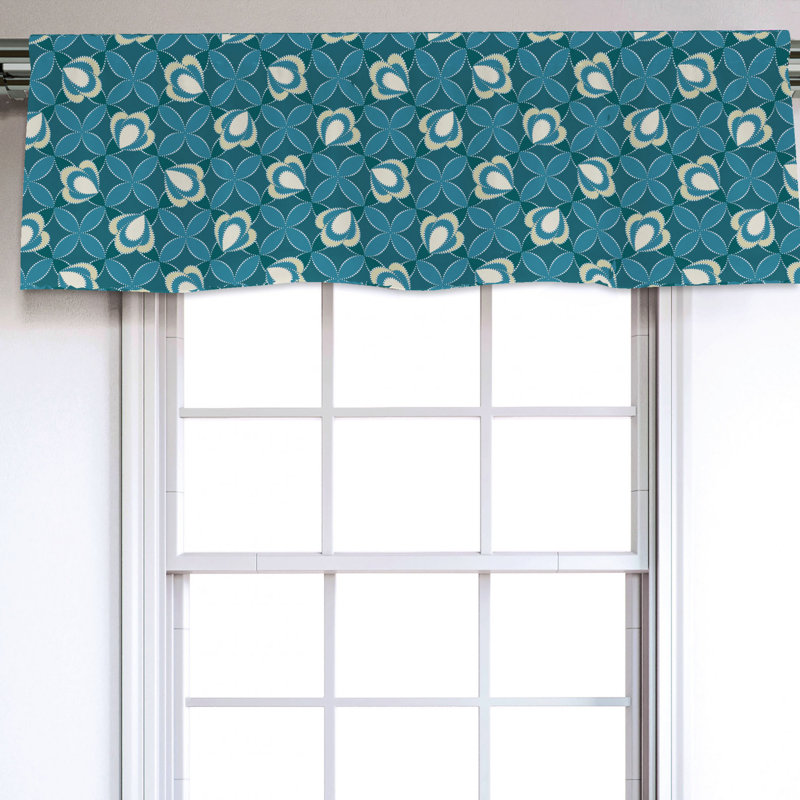 Sateen Ruffled Window Valance