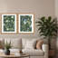 Nature Inspired Dining Room Walls Diptych-1999431967