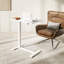 Table de bout mobile de type C à hauteur réglable moderne, table d'appoint rabattable Couch-756423094