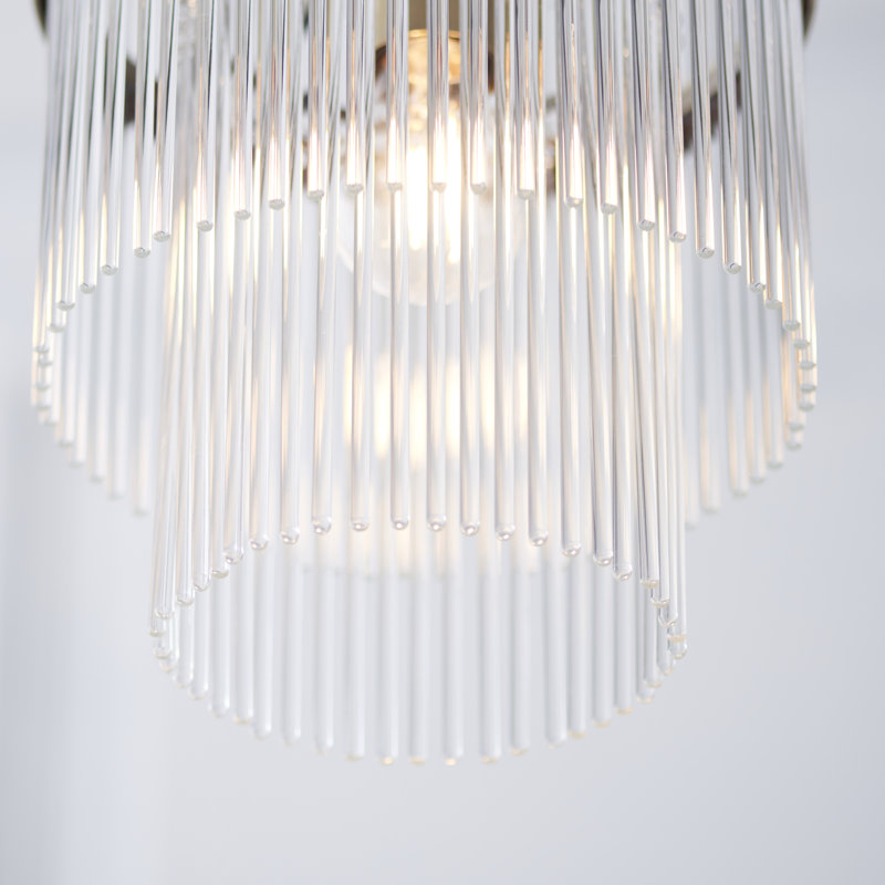 Geira Pendant finished in Ant. Brass