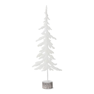 Arbre blanc enneigé, grand