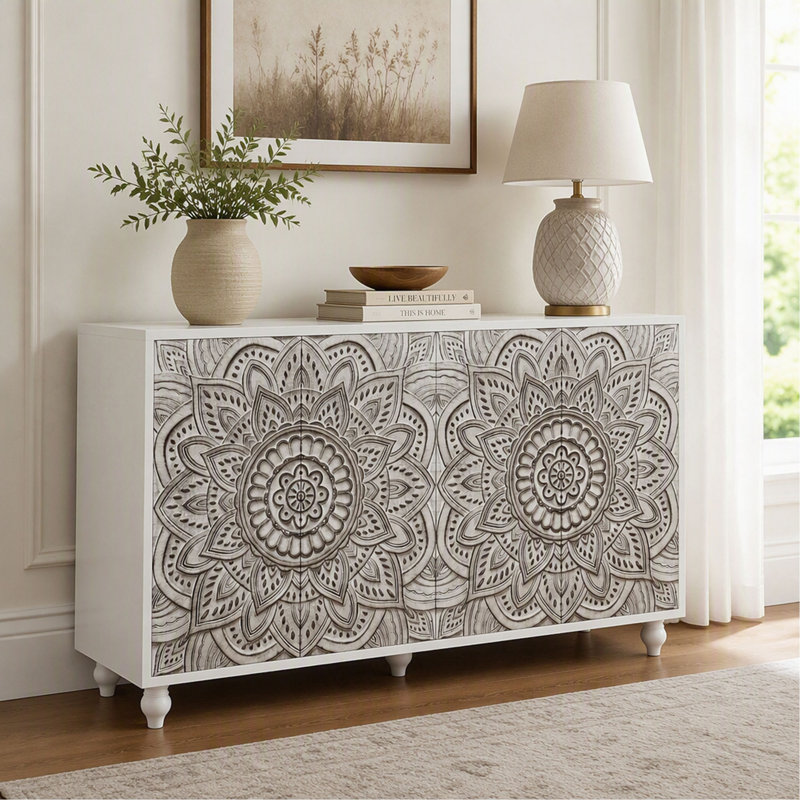 Accent Cabinet, White