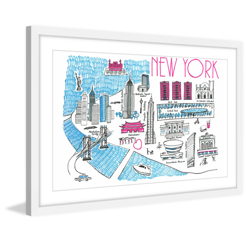 Chic New York by Parvez Taj - Single Picture Frame Print, 41 cm H x 61 cm W