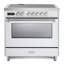 Verona Ultima 36" 5 Burner Single Induction Range Stainless-454852694