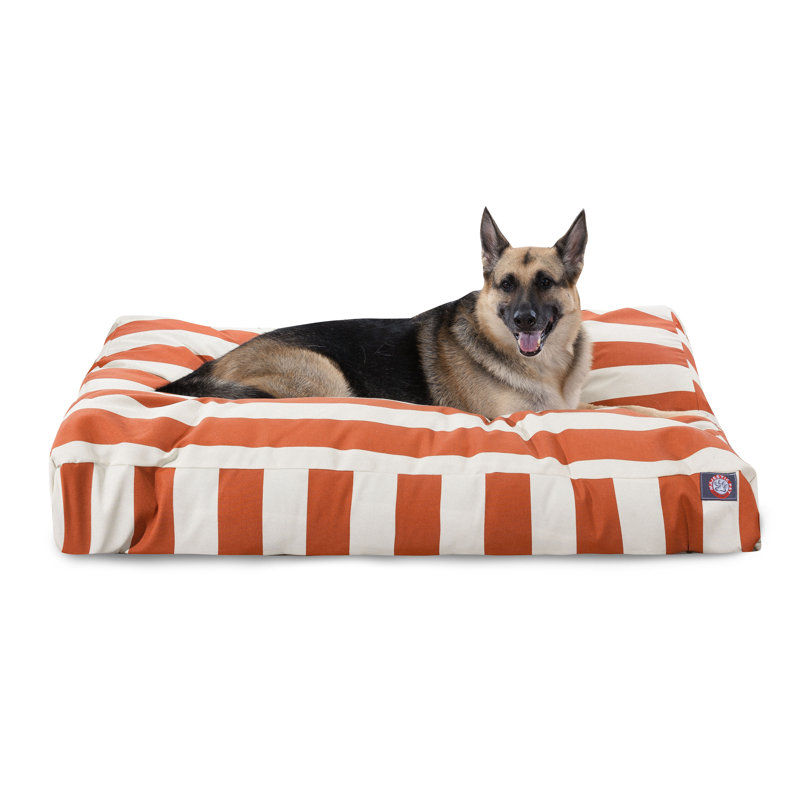 Lit pour animaux Majestic, Moyen (l 29 po x P 36 po x H 4 po), Orange brûlé