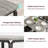 Dining Table Set for 4, Ktichen Table with 4 Chairs
