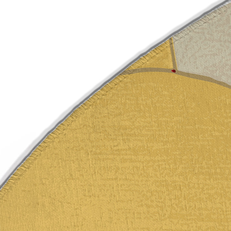 Tapis intérieur et extérieur Jolly Jiggle, Rond 5 pi